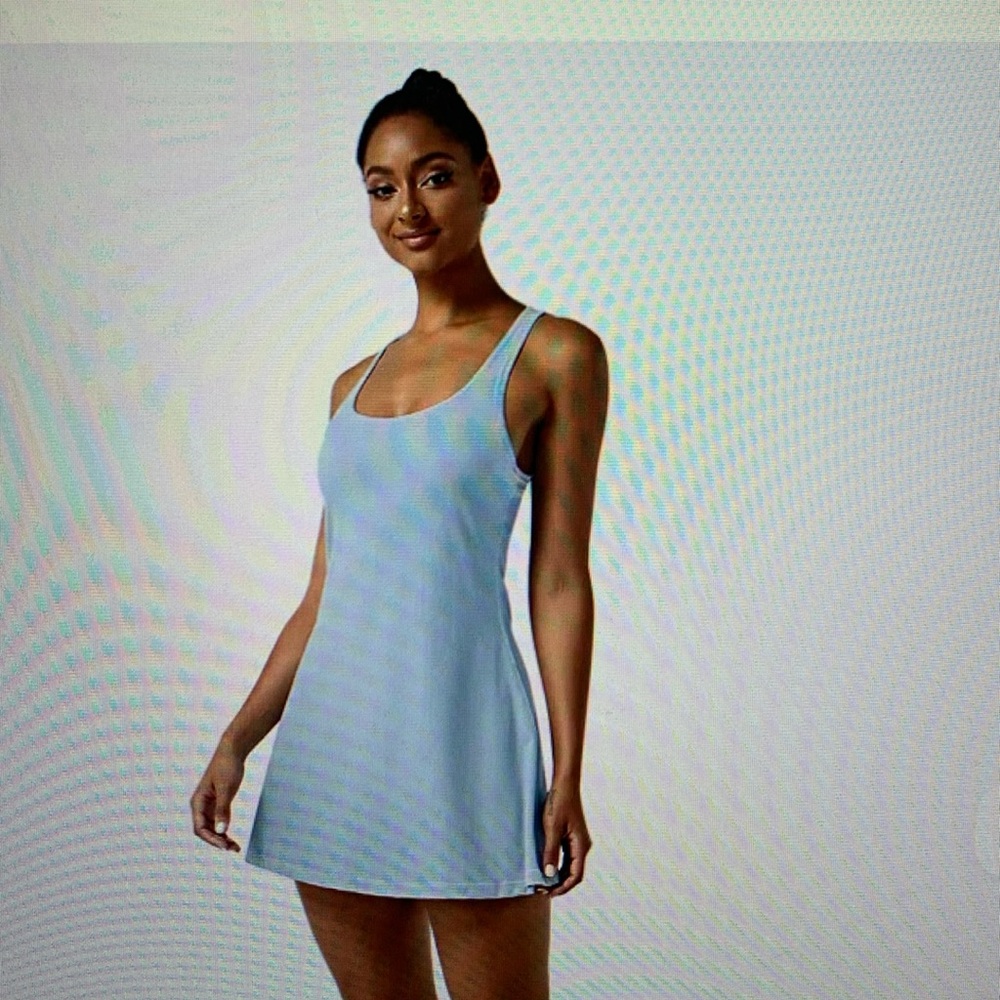 Halara racer back all in one dress